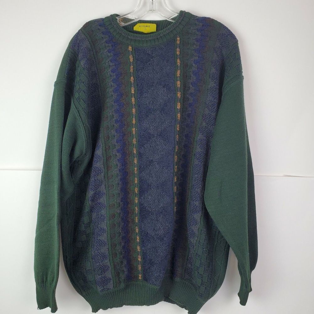Fiume Men's Wool Blend Knit Pullover Sweater‎ Size 52 Italy